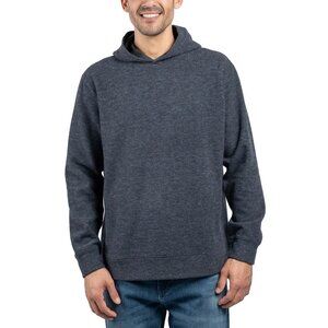 Jachs New York Men's Brushed Fleece Pullover Hoodie Navy, Size XXL (New)